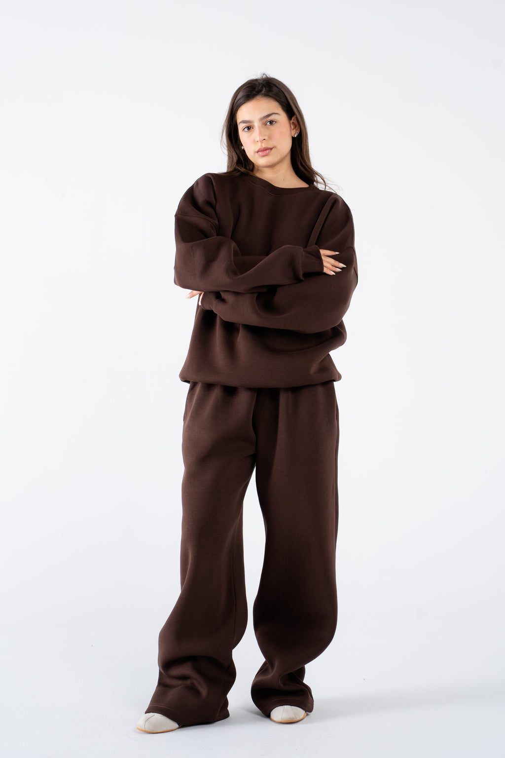 Hickory brown crewneck