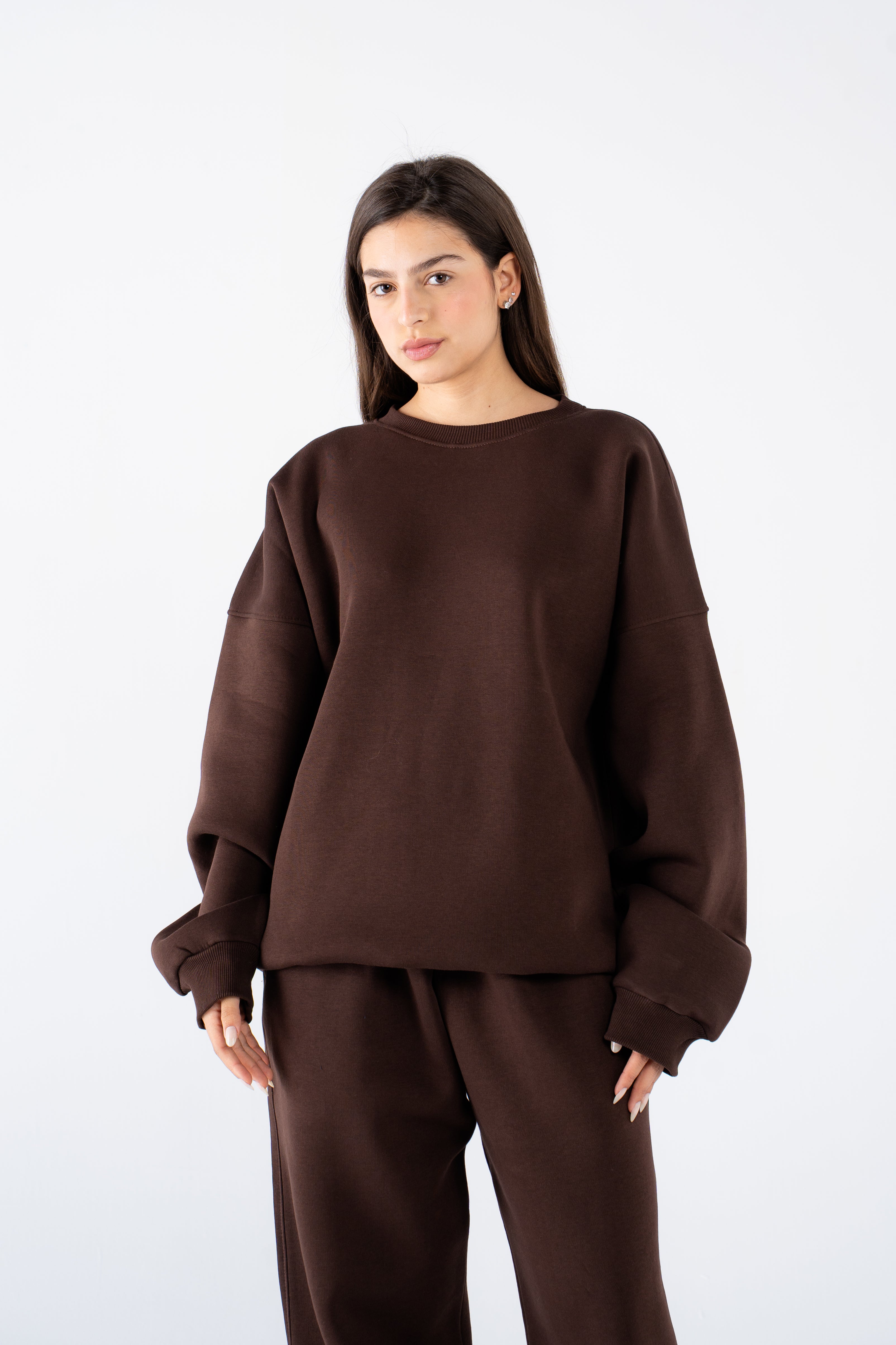 Hickory brown crewneck