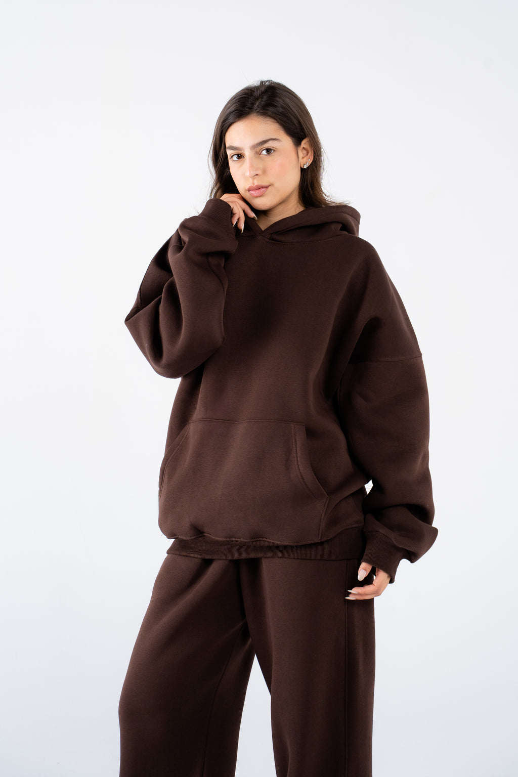 Hickory brown hoodie