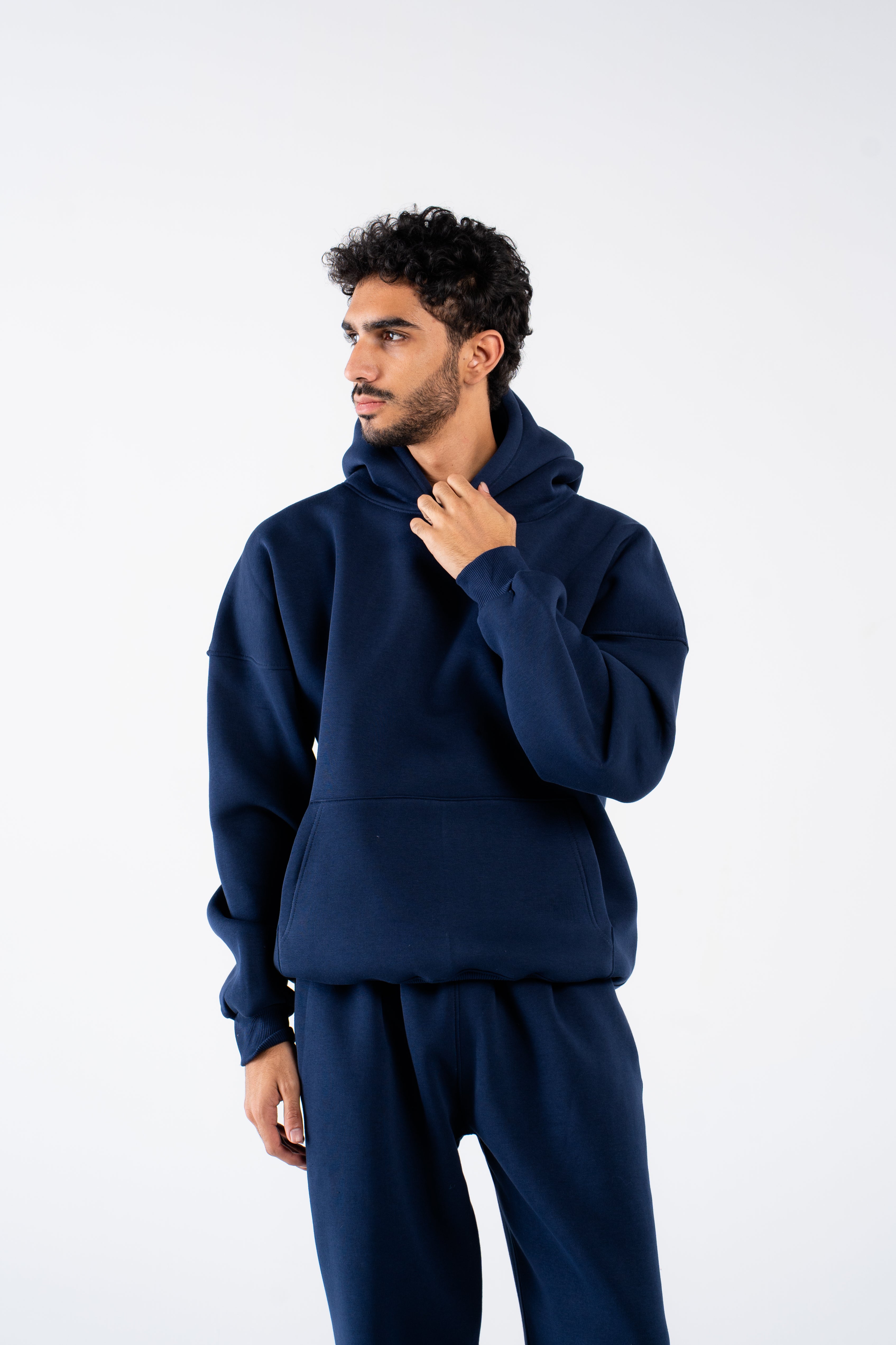Navy blue hoodie