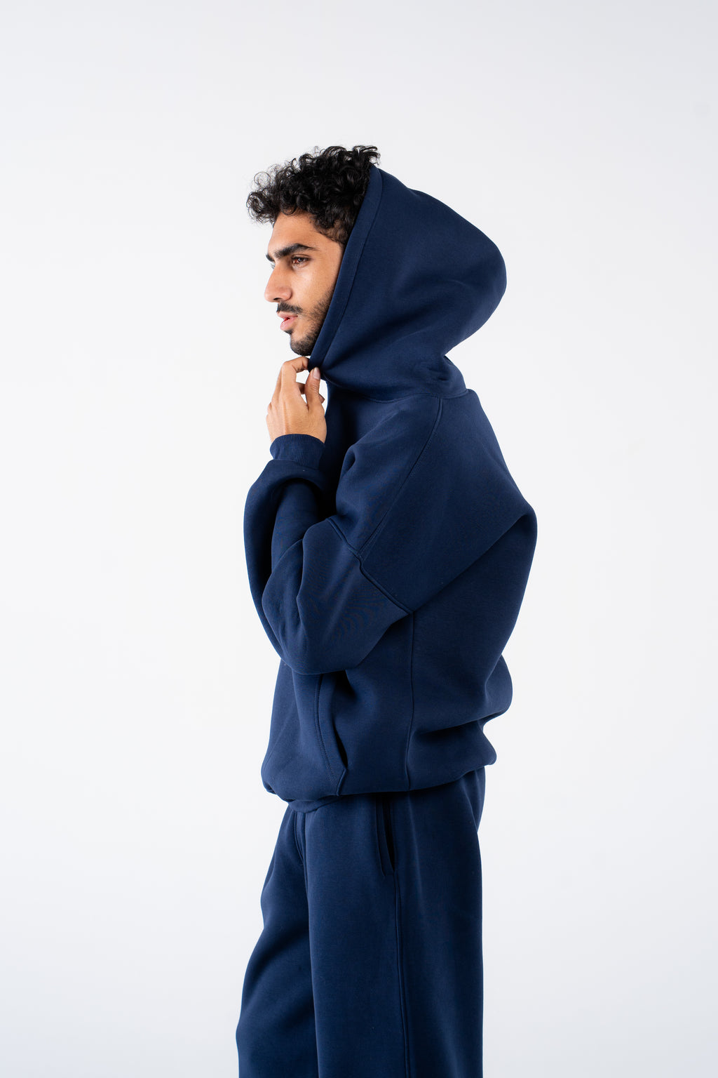 Navy blue hoodie