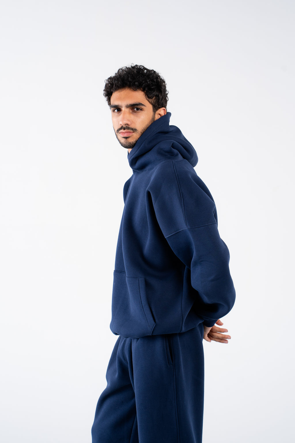 Navy blue hoodie