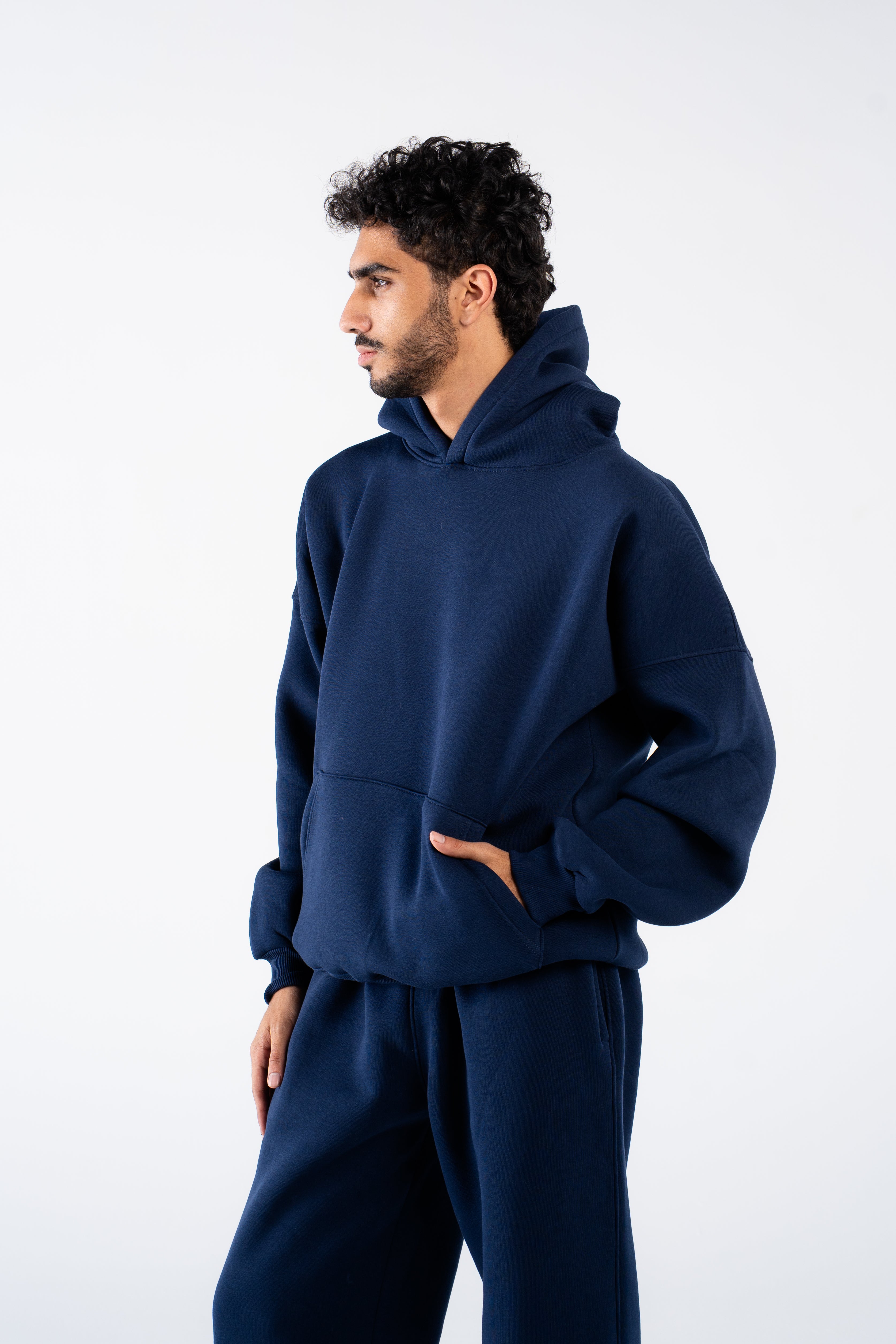 Navy blue hoodie