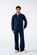Navy blue quarter zips