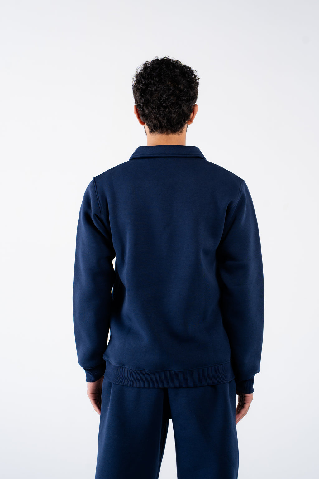 Navy blue quarter zips
