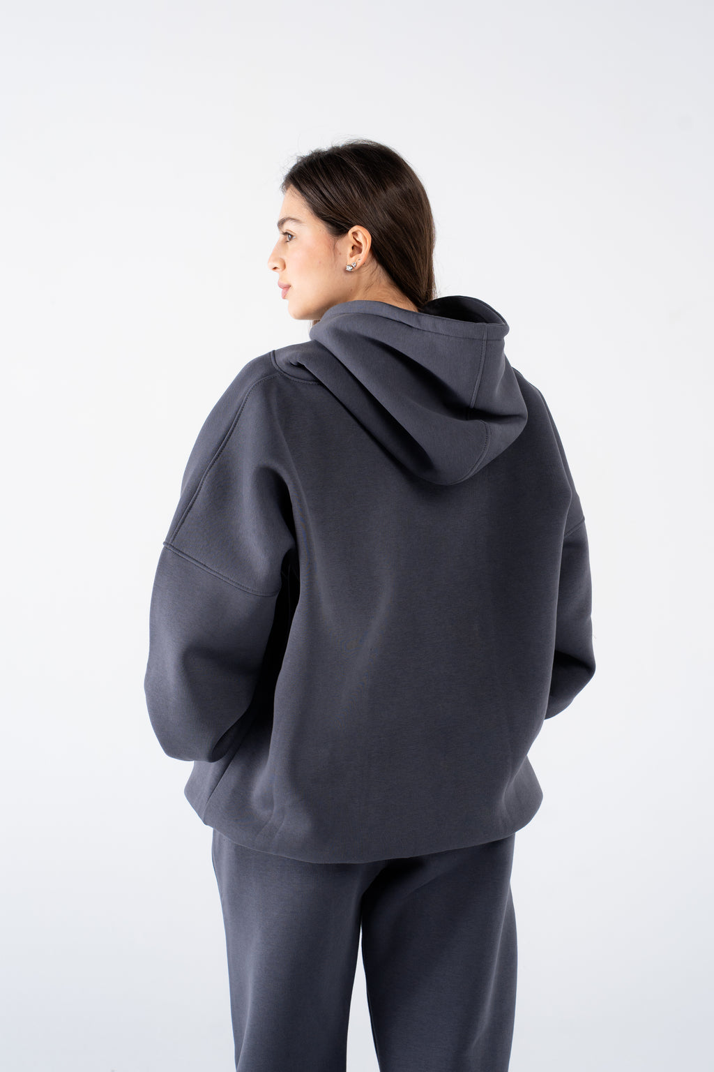 Pebble grey hoodie