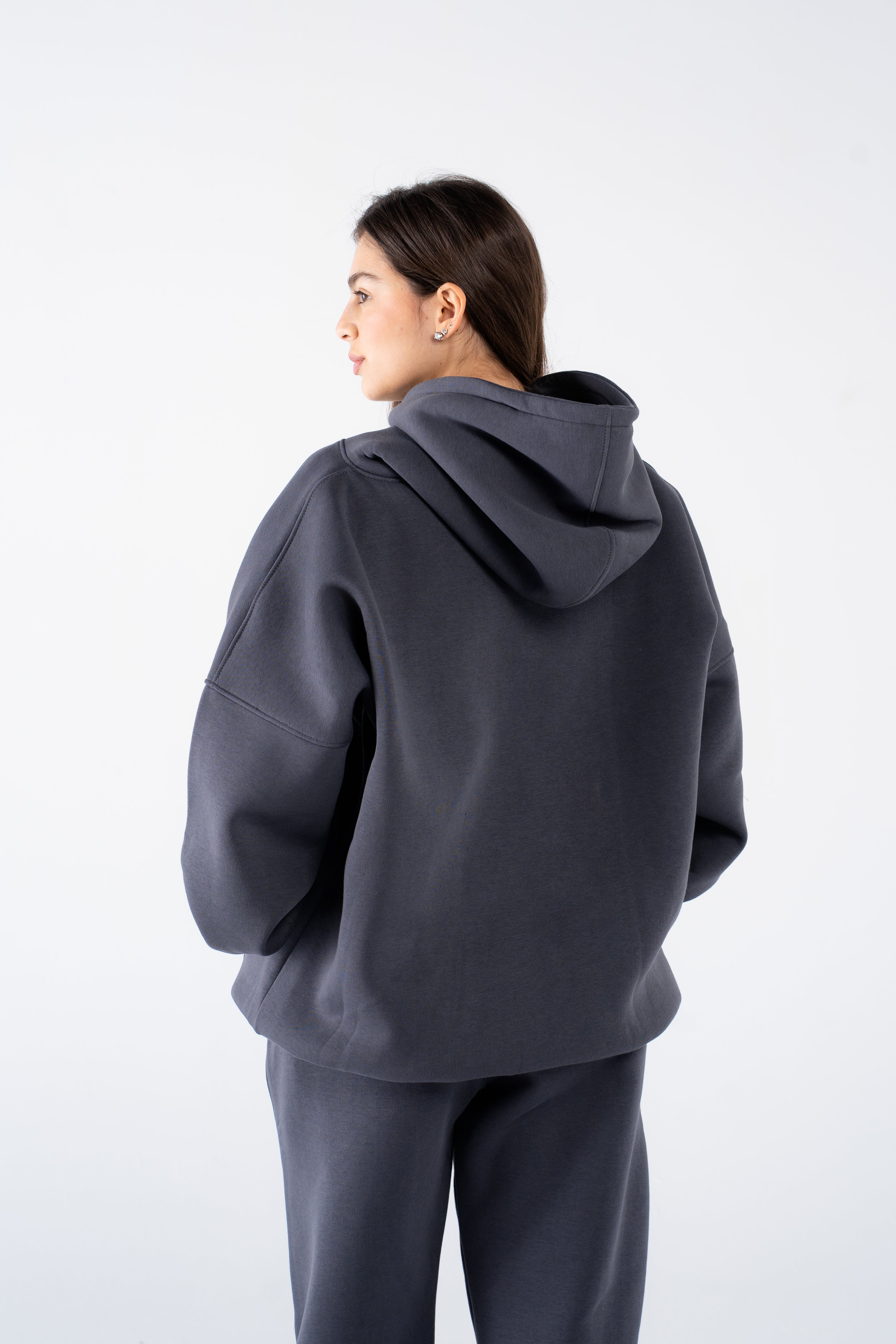 Pebble grey hoodie